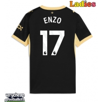 Manchester City Enzo Fernandez #17 Replica Away Shirt Ladies 2026-27 Short Sleeve